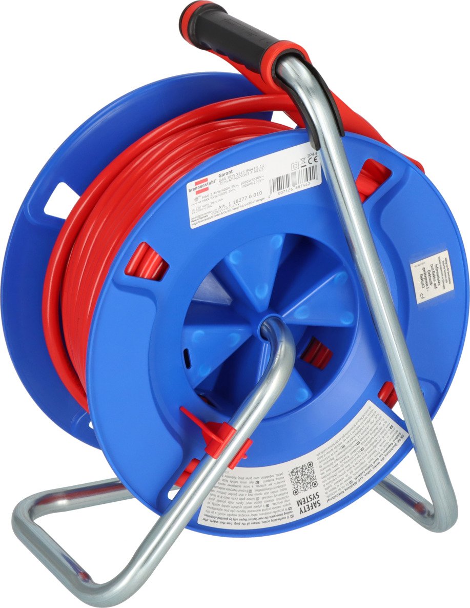 EAN 4007123687442 - Brennenstuhl 1182770010 base múltiple 25 m 3 salidas AC Exterior Negro, Azul, Gris, Rojo imagen 2
