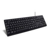 Inter-Tech K-118, Teclado (Aleman) Negro