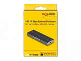 Delock 42019 Caja Externa Usb Type-C Para M.2 Nvme Pcie O Sata Ssd - Sin Herramientas