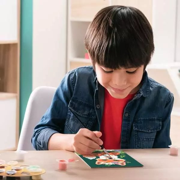 Pintura De Ravensburger Para Números - Flowery Fox 23765