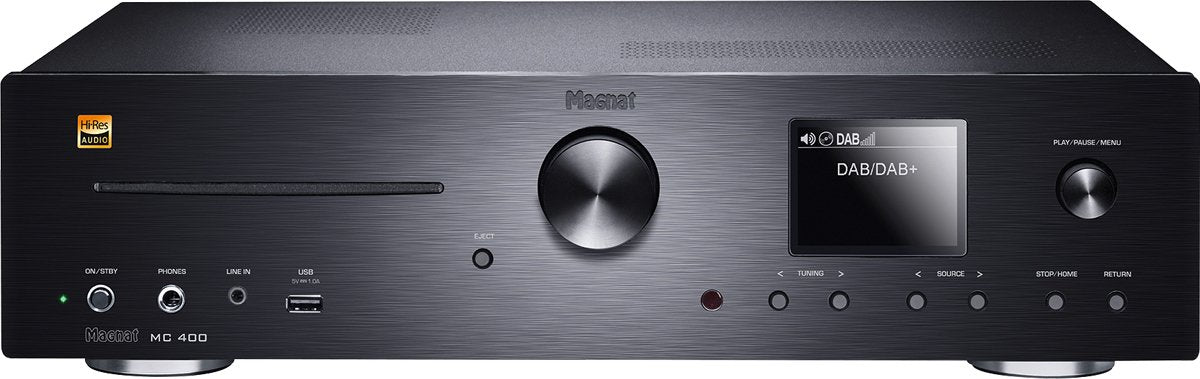 Magnat Mc 400 - Reproductor De Red 40 W, 2.0 Canales Estéreo, Negro