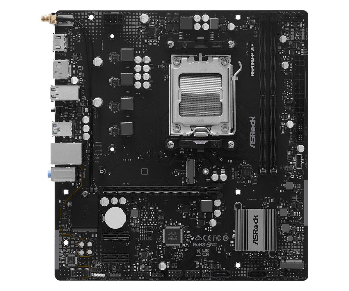 Placa Base Asrock A620am-P Wifi (Am5) Micro Atx