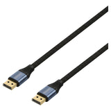 Cable  Savio Cl-210 Displayport 2 M Negro