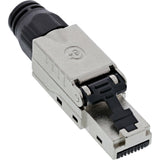 Enchufe Inline Rj45 Cat.6a 500mhz, Instalable En Campo, Blindado, Con Tapa Roscada