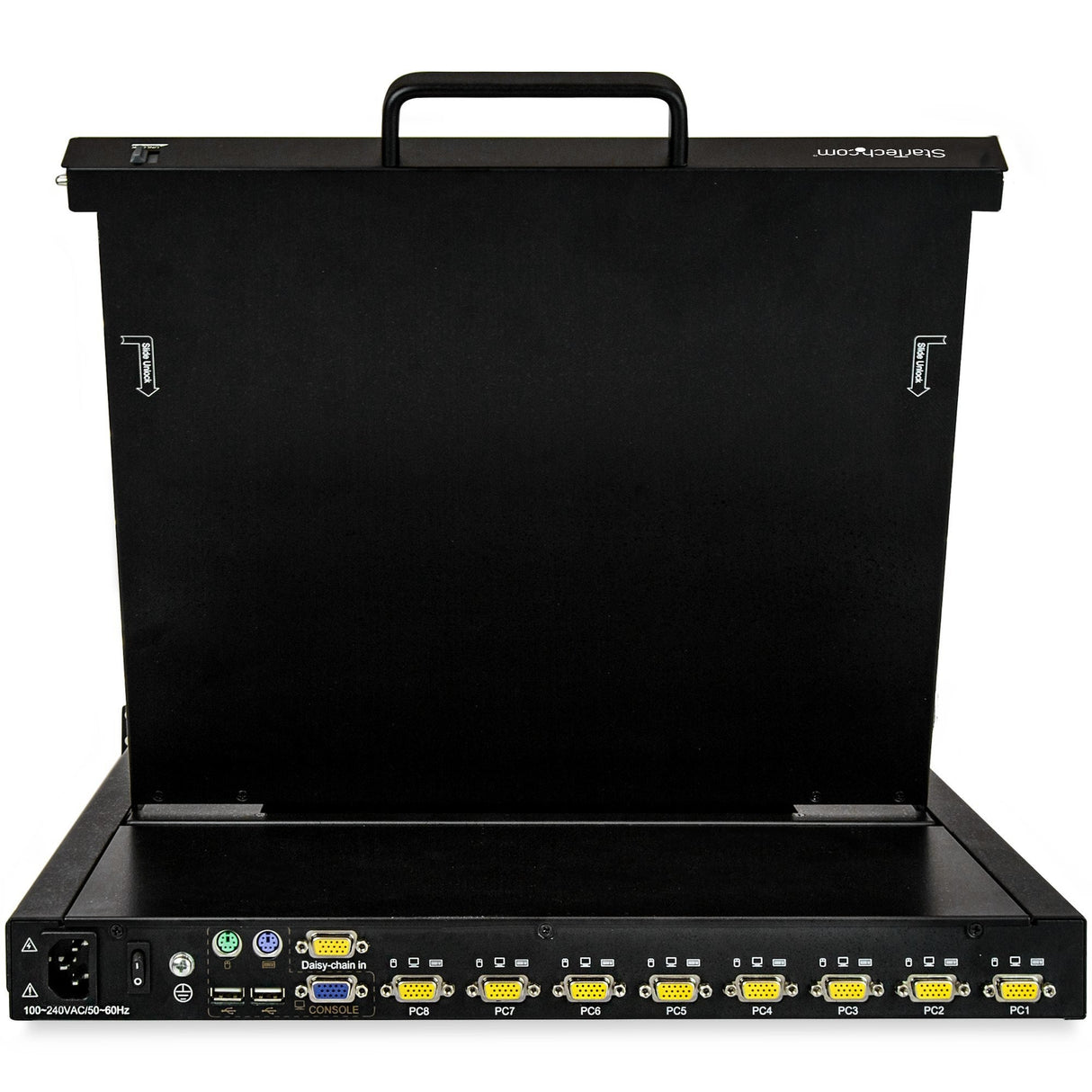 EAN 65030872485 - StarTech.com RKCONS1708K consola de rack 43,2 cm (17") 1280 x 1024 Pixeles Acero Negro imagen 3