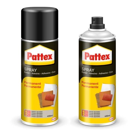 Pattex Contact Spray Cola De Contacto En Spray 400 Ml - Pega Con Maxima Resistencia - Para Una Amplia Variedad De