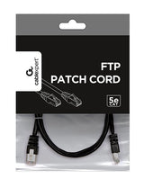 EAN 8716309051972 - Gembird PP22-0.5M/BK cable de red Negro 0,5 m Cat5e imagen 5
