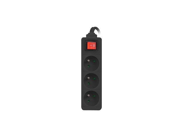 EAN 5901969415445 - Lanberg PS1-03E-0150-BK base múltiple 1,5 m 3 salidas AC Interior Negro imagen 3