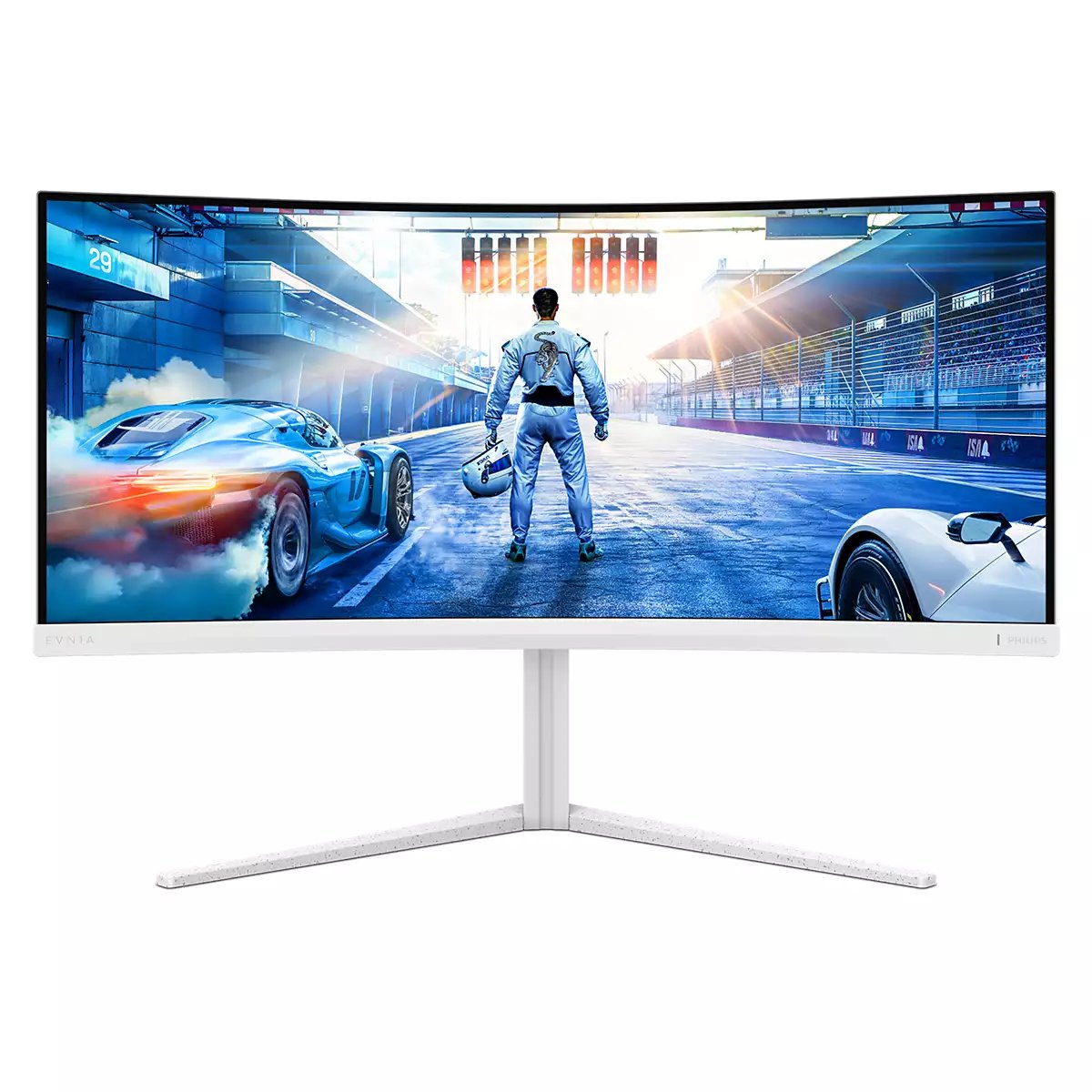 EAN 8721038002225 - Philips Evnia 5000 34M2C5501A/00 pantalla para PC 86,4 cm (34") 3440 x 1440 Pixeles Wide Quad HD LCD Blan imagen 5