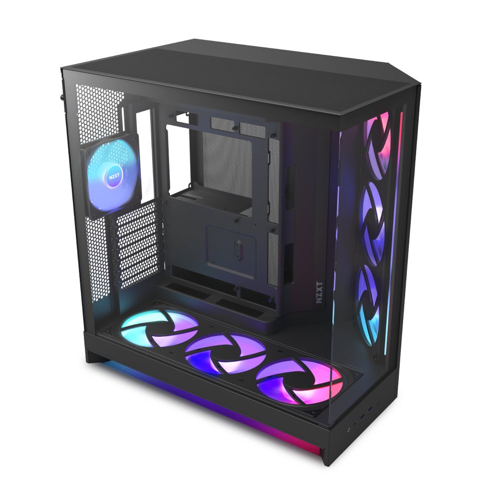 EAN 5056547207681 - NZXT H9 Flow RGB+ Midi Tower Negro imagen 19