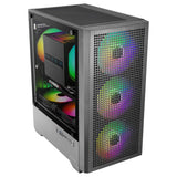 Caja Pc Atx Semitorre Mars Gaming Mc-Quantum Doble Cristal Templado Argb Gpu 335mm Negra