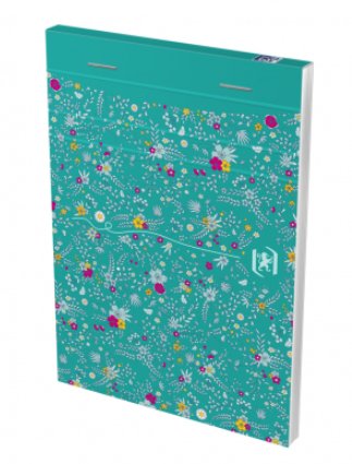 Elba Oxford Floral - Block - A6 (105 X 148 Mm) - 80 Hoja / 160 Páginas