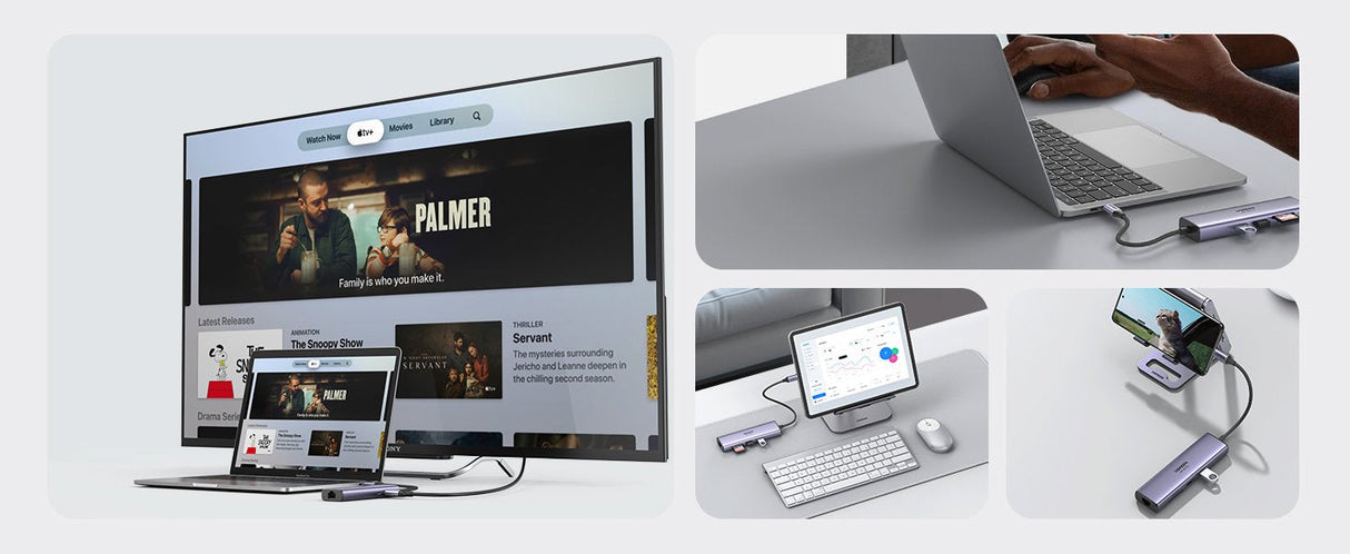 Hub Ugreen 7in1 4k Hdmi Usb C