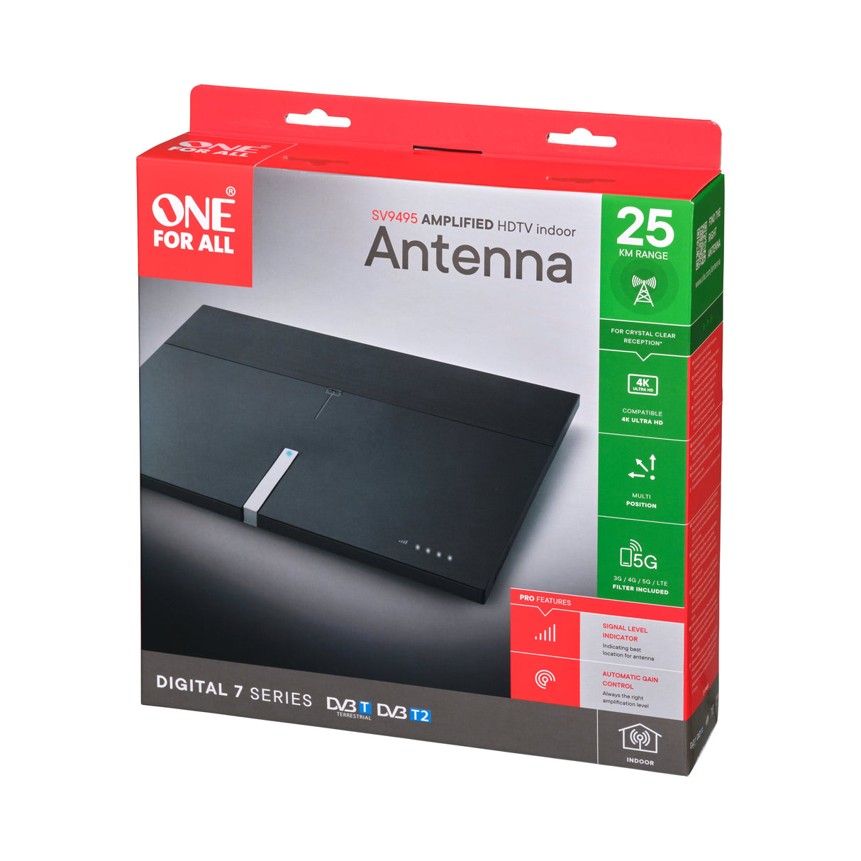 One For All Dvb-T2 Premium Antenne 5g Sv9495-5g