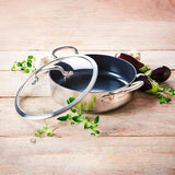 Greenpan Sartén + Tapa De Acero Inoxidable 26cm Cc003820-001