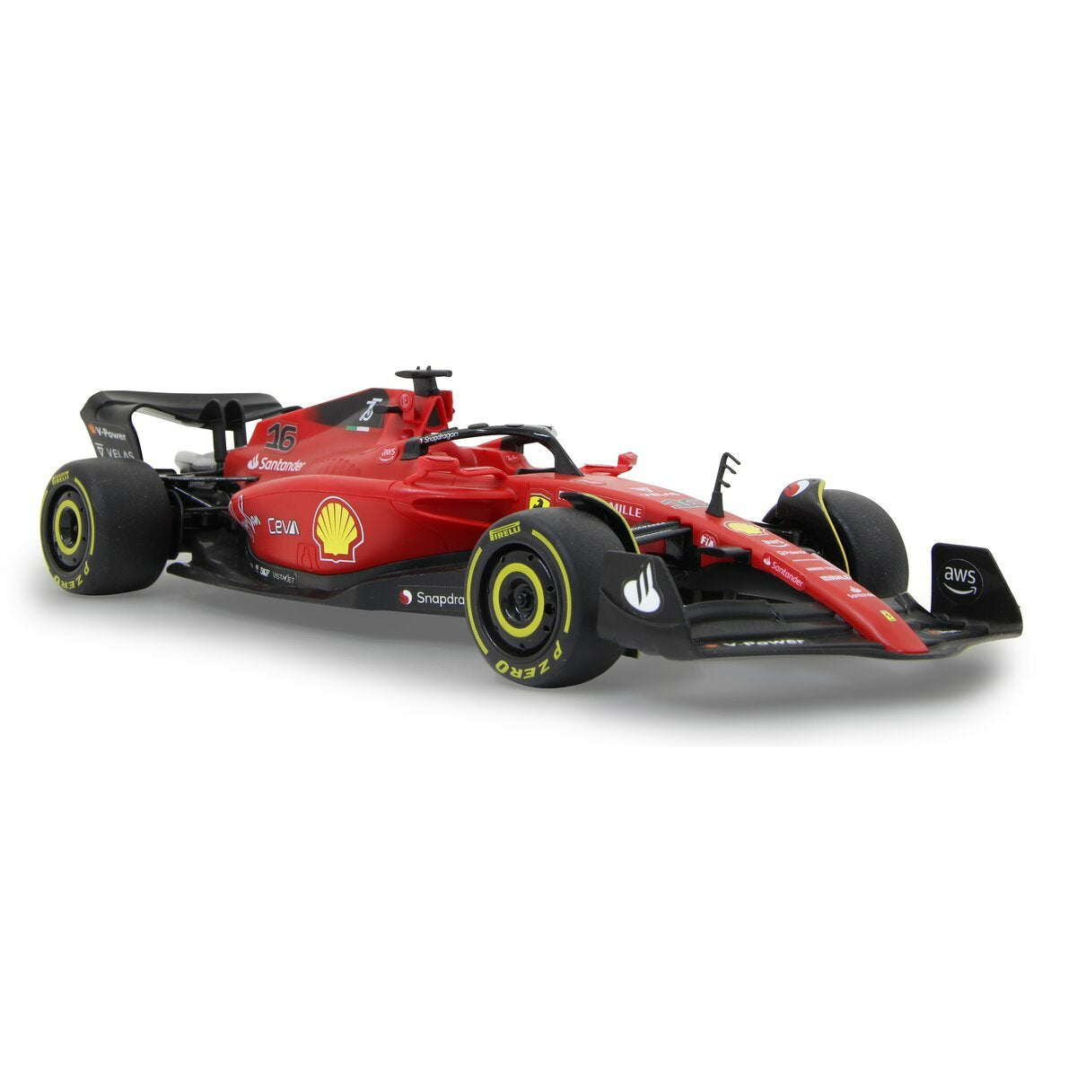 Jamara Mclaren Ferrari F1-75 1:18 2,4ghz Rojo
