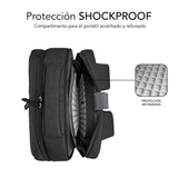 EAN 8436586741662 - SUBBLIM TRAVELLER AIR PADDING 15.6'' GREY mochila Mochila informal Gris Poliéster imagen 5