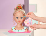 Zapf Creation Baby Born® Sister Styling Head Princess, Cabeza De Maquillaje Y Peluquería 835432