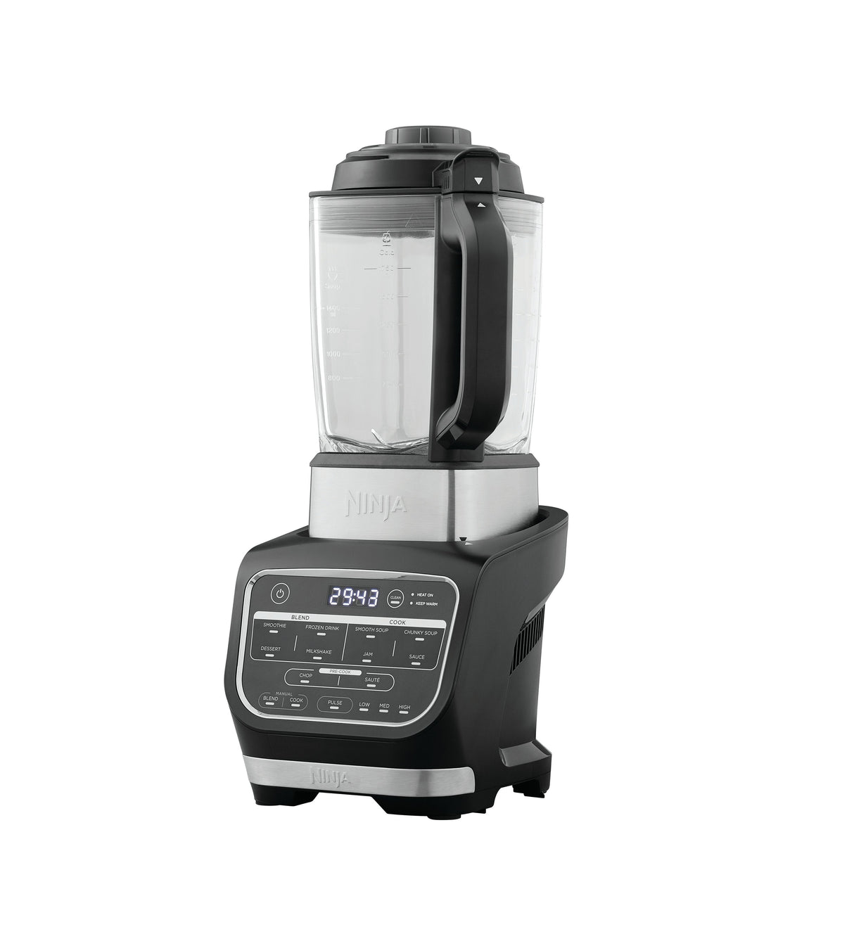 Licuadora Y Sopera Ninja Foodi Hb150eu Negra/Acero Inoxidable, 1000 Vatios, 1,7 Litros Hb150eu
