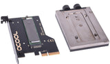 Tarjeta Controleur Pcie 3.0 4x Alphacool Eisblock Hdx-3 Con Waterblock Para Nvme M.2