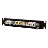 Logilink 10" Kystone Panel For 10 Keystone Jacks, Negro
