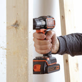 Taladro Black & Decker Asd18kb-Qw Negro, Naranja