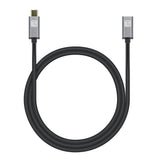 Techly Usb 3.2 Gen 2 Usb-C M F E-Mark Cable 1m Black