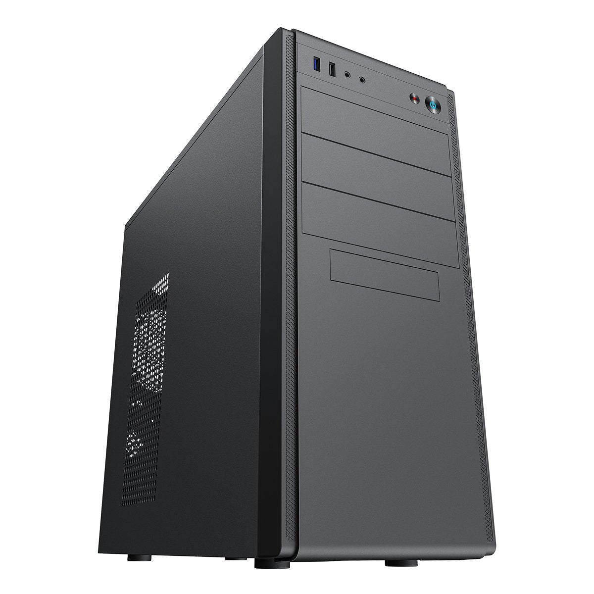 Caja Pc Unykach Atx Atx Uk 8016 Evo 85%  Con Fuente Eficiente 85% De 300w