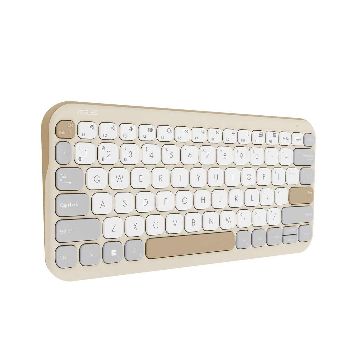 Teclado Inalámbrico Asus Marshmallow Kw100 Beige