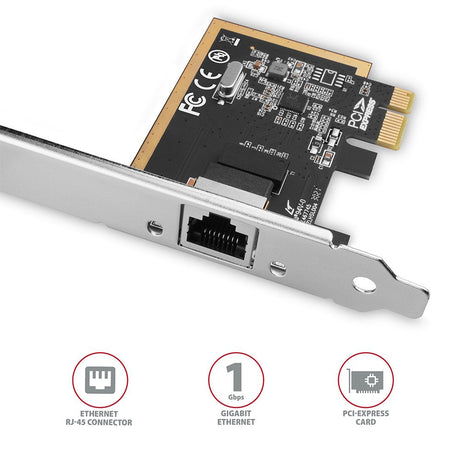 EAN 8595247906120 - Axagon PCEE-GRF adaptador y tarjeta de red Interno Ethernet 1000 Mbit/s imagen 2