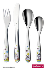 Wmf 1286056040 Einhorn Kinderbesteck Set 4-Teilig