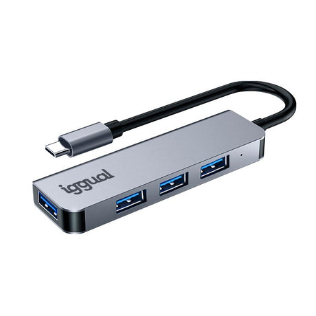 EAN 8435364319239 - iggual IGG319239 hub de interfaz USB 3.2 Gen 1 (3.1 Gen 1) Type-C 5000 Mbit/s Plata imagen 19