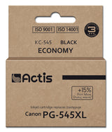Actis Tinta Kh-303bkr Para Impresoras Canon, Sustituye A La Canon Pg-545xl Supreme 15ml 207 Páginas Negro. Imprime Un 15% Más Que El Oem.