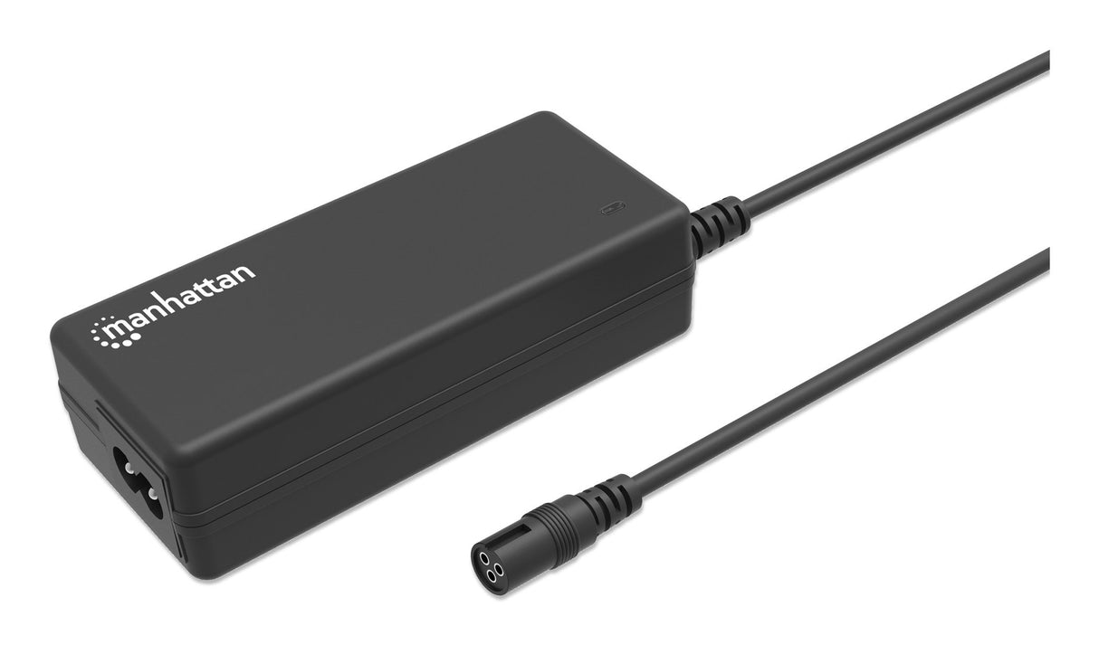 EAN 0766623180962 - Manhattan 180962 adaptador e inversor de corriente Interior 65 W Negro imagen 1