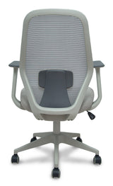 Piqueras Y Crespo Forol Silla Ergo529 Gris Respaldo Malla Gris Asiento Tela Gris Base Piramidal Gris Claro Ruedas Nailon