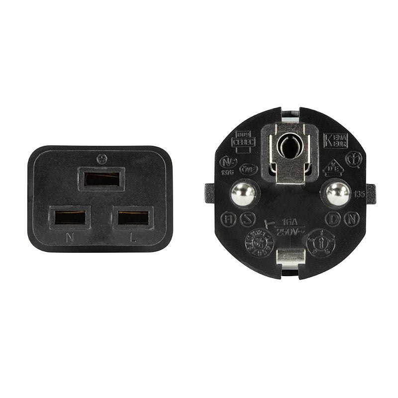 Logilink Power Cable, Cee 7 7 To Iec C19, Negro, 3 M