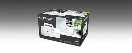 EAN 3700460202927 - Muse M-28RDW sistema estéreo portátil Digital 3 W FM, MW Blanco Reproducción MP3 imagen 4