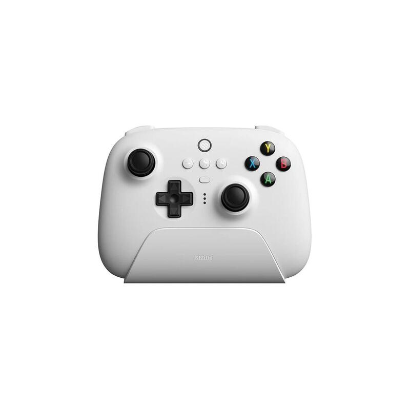 8bitdo Ultimate 2.4g, Gamepad Blanco, Joysticks Hall Effect, Incluida Estación De Carga Ret00416