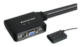 EAN 0881317011022 - iogear 2-Port USB KVM Switch interruptor KVM Negro imagen 1