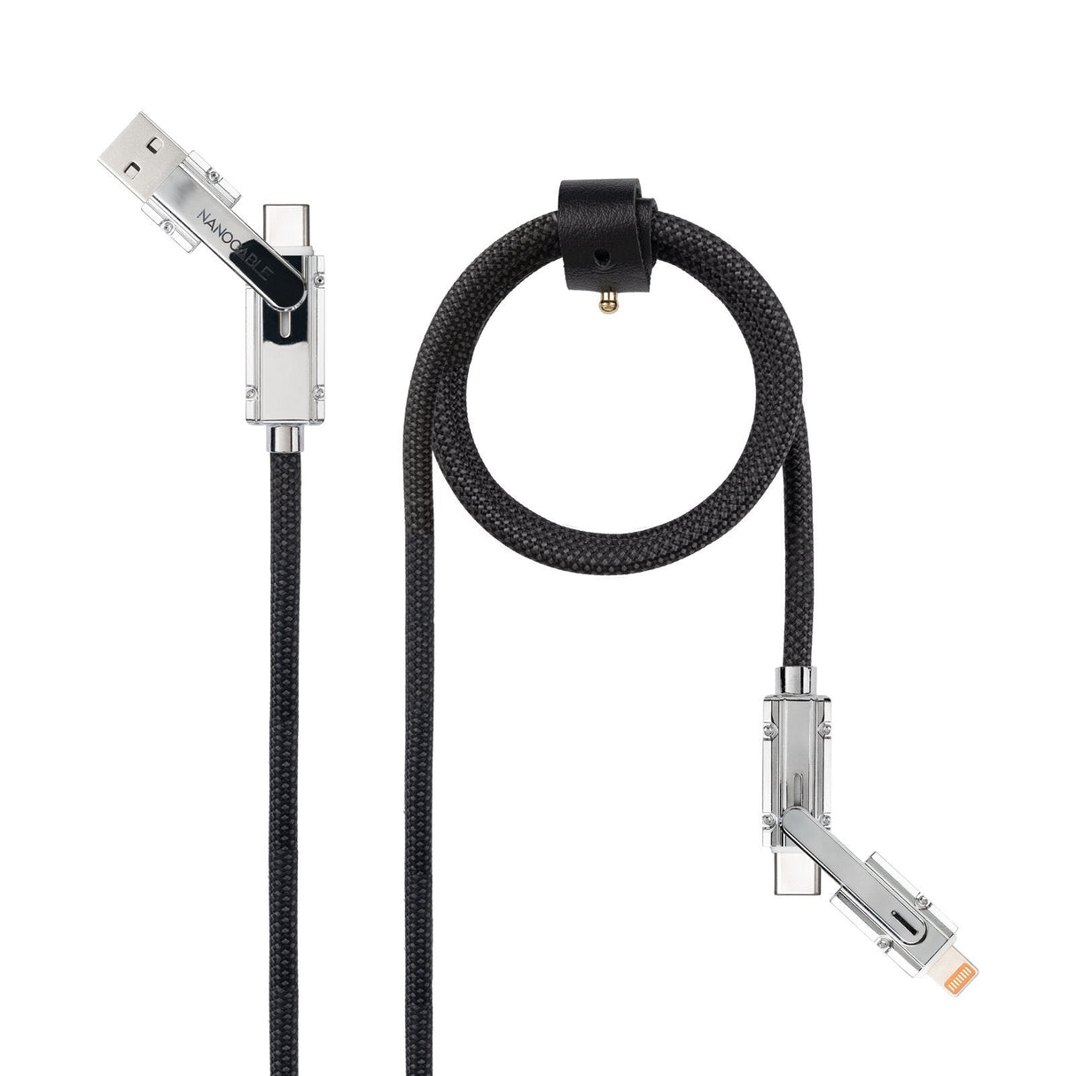 Cable Usb-C+Usb-A/M - Lightning+Usb-C/M 2.0 27w 1m