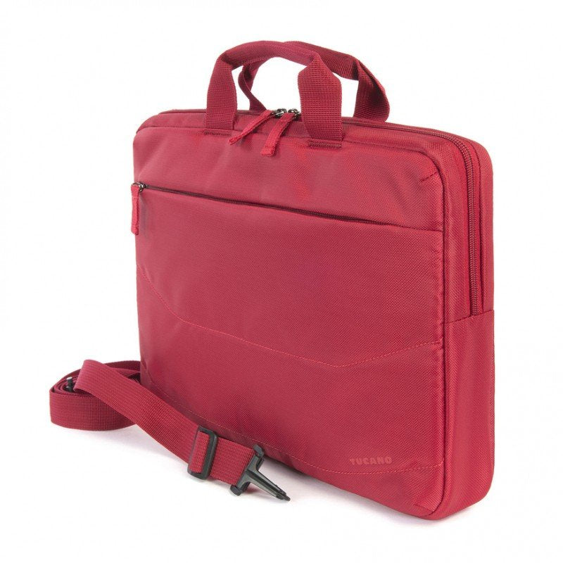 Maletin  Tucano Idea  Portatil 15,6" + Raton Inalambrico - Tamaño Slim - Interior Acolchado - Rojo