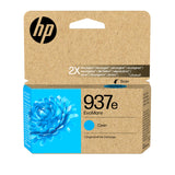 EAN 0199764688088 - HP 937e EvoMore Cyan Original Ink Cartridge cartucho de tinta 1 pieza(s) Alto rendimiento (XL) imagen 1
