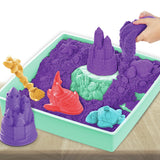 Spin Master Kinetic Sand - Sandbox Set Morado, Arena De Juego 454 Gramos De Arena 6067477