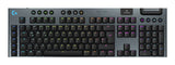 Logitech G915 X Lightspeed, Teclado Para Juegos Negro, Diseño De, Gl Táctil, Interruptores Lineales Gl 920-012697