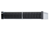 Qnap Es2486dc-2142it-128g 24-Bay Enterprise Zfs Nas Sas 12g 6g Xeon D-2142it 128gb Ram 7-Lan 4 Sfp+ 3 Rj45 For Each Controller