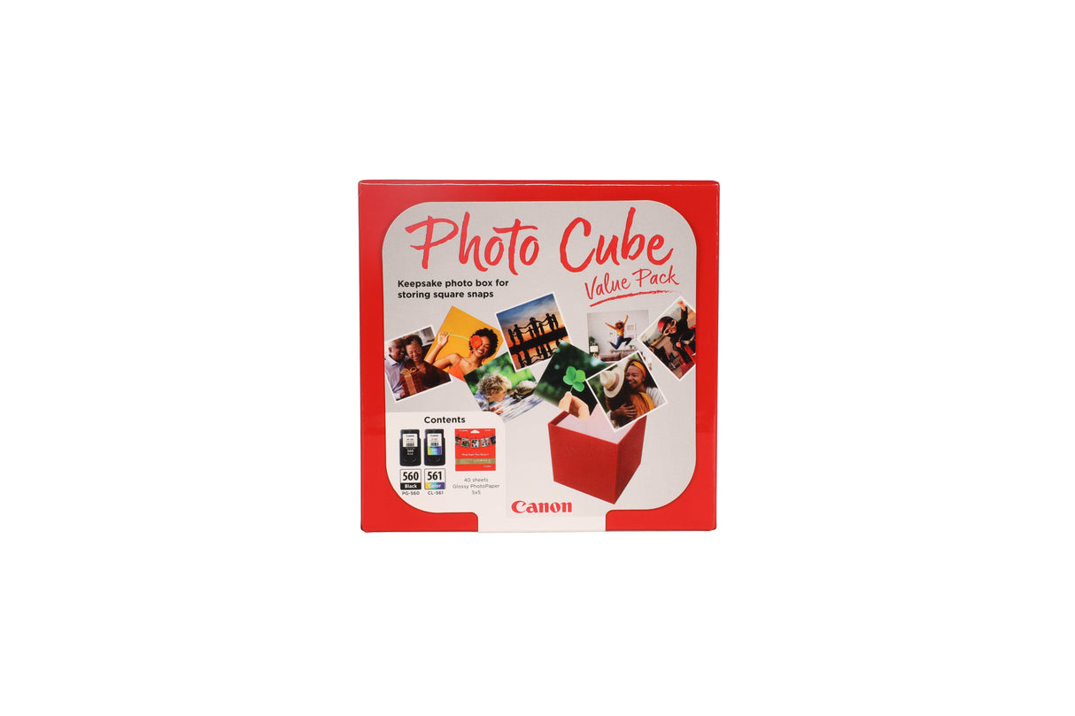 Canon Pg-560 / Cl-561 Photo Cube Value Pack Pp-201 13x13cm 40 Sh.