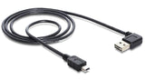 Delock Cable Easy Usb 2.0-A 90° Angular > Mini Usb 5 Pin St./St. 1 M