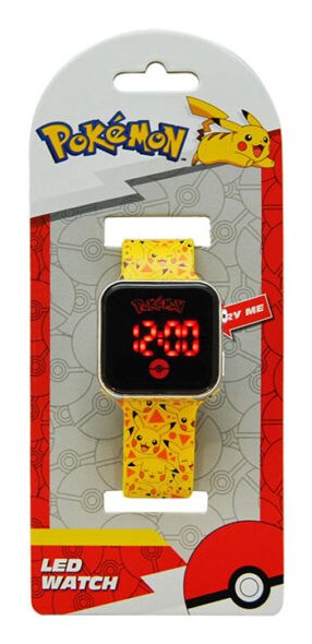Reloj Pikachu Pokemon Led