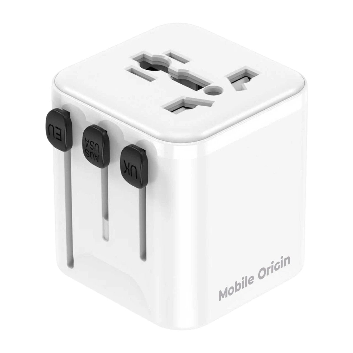 Mobile Origin Travel Adapter Pw30 Eu/Uk/Us/Aus, White