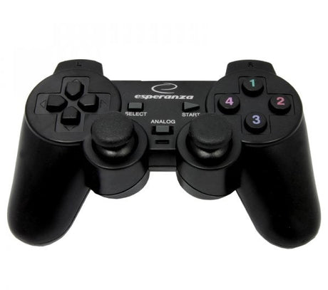 EAN 5905784767147 - Esperanza EG102 mando y volante Negro USB 2.0 Gamepad Analógico/Digital PC, Playstation 3 imagen 1